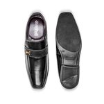 Sapato Social Masculino Linha Premium Elástico Confortável Cor Preto