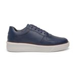 Sapato Social Confortavel Alta Qualidade Elegante 40017 Azul