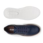 Sapato Social Confortavel Alta Qualidade Elegante 40017 Azul