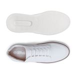 Sapato Social Confortavel Alta Qualidade Elegante 40021 Branco