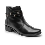 Bota Feminina Salto Alto Qualidade Confortavel 15005 Preto