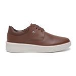 Sapato Social Confortavel Alta Qualidade Elegante 40014 Marrom