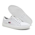 Tenis Classico Sapatenis Masculino Londres Legitimo Confortavel 37 a 44 Branco 