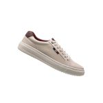 Tenis Classico Masculino Elegante Studio Legitimo Casual Off White e Café 