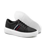 Tenis Casual Masculino Elegante Lyon Confortável Legitimo Confortavel Preto 