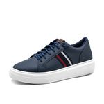 Tenis Casual Masculino Elegante Lyon Confortável Legitimo Confortavel Azul