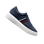 Tenis Casual Masculino Elegante Lyon Confortável Legitimo Confortavel Azul