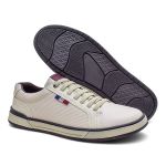 Sapatenis Confortavel Street Masculino Tenis Casual Legitimo 37 a 44 cor Off White Branco