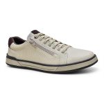 Sapatenis Confortavel Masculino Tenis Casual Street Legitimo 37 a 44 cor Off White 