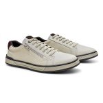 Sapatenis Confortavel Masculino Tenis Casual Street Legitimo 37 a 44 cor Off White 