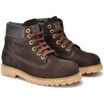 Bota cano curto masculino couro legitimo cor Café 