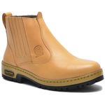 Bota Masculina Couro Legítimo Botina cor Bege 082 