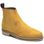Bota Masculina Couro Legítimo Botina cor Castor 034