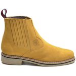 Bota Masculina Couro Legítimo Botina cor Castor 034