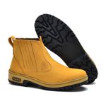 Bota Masculina Couro Legítimo Botina cor Castor 082 