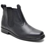 Bota Masculina Couro Legítimo Botina cor Preto 029 