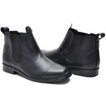 Bota Masculina Couro Legítimo Botina cor Preto 029 