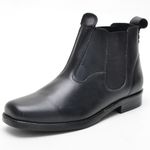 Bota Masculina Couro Legítimo Botina cor Preto 029 