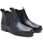 Bota Masculina Couro Legítimo Botina cor Preto 029 