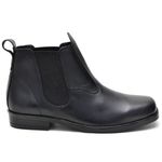 Bota Masculina Couro Legítimo Botina cor Preto 029 