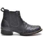 Bota Masculina Couro Legítimo Botina cor Preto 033 