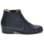 Bota Masculina Couro Legítimo Botina cor Preto 040 