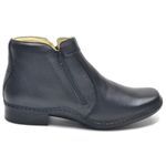 Bota Masculina Couro Legítimo Botina cor Preto 046 