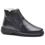 Bota Masculina Couro Legítimo Botina cor Preto 049 