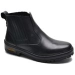Bota Masculina Couro Legítimo Botina cor Preto 082 