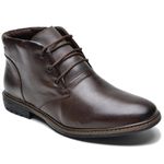 Bota Masculina em Couro Legitimo Cor Café 1005 