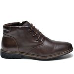 Bota Masculina em Couro Legitimo Cor Café 1005 