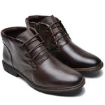 Bota Masculina em Couro Legitimo Cor Café 1005 