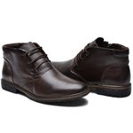 Bota Masculina em Couro Legitimo Cor Café 1005 