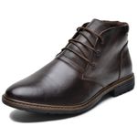 Bota Masculina em Couro Legitimo Cor Café 1005 