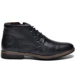 Bota Masculina em Couro Legitimo Cor Preto 1005 