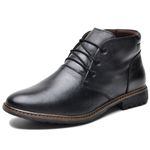 Bota Masculina em Couro Legitimo Cor Preto 1005 