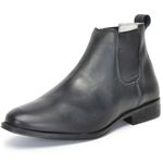 Bota masculino cano alto em couro legitimo cor Preto AE41 