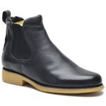 Botina masculino de couro legitimo cor preto 535 