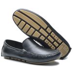 Mocassim masculino couro cor Preto
