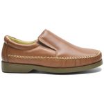 Mocassim unisexx de couro legitimo Whisky 