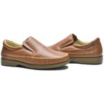 Mocassim unisexx de couro legitimo Whisky 