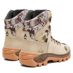 Coturno B10 Cano Medio em Couro Legitmo Cor Nude camuflado