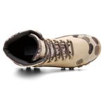 Coturno B10 Cano Medio em Couro Legitmo Cor Nude camuflado