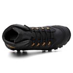 Coturno Masculino em couro Airsoft Militar com C.A Cor : Preto 