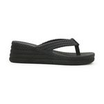 Chinelo Sandalia Feminina Tranças Confort Resistente Preto 