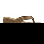 Chinelo Sandalia Feminina Tranças Confort Resistente Caramelo