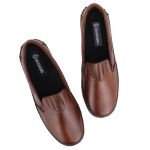 Sapatilha Masculino Couro Elegante Classico 510M Marrom