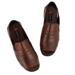 Chinelo Masculino Couro Legitimo Elegante 888M Marrom