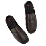 Chinelo Masculino Couro Legitimo Elegante 888C Café