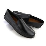 Mocassim Masculino Couro Elegante Classico 608P Preto